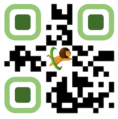 Przykładowy kod QR generowany w aplikacji Leovert